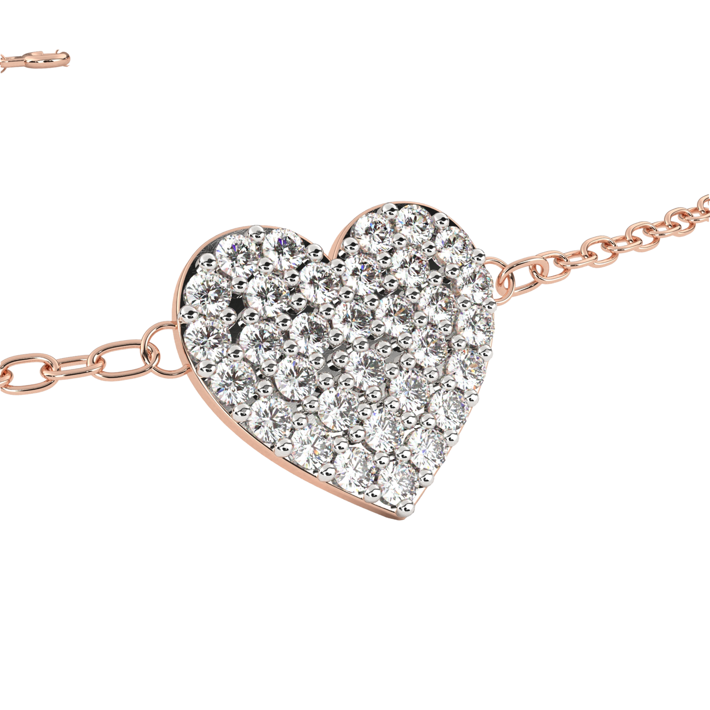 エターナルラブ ダイヤモンド ブレスレット | 高級18K 14K 10Kゴールド