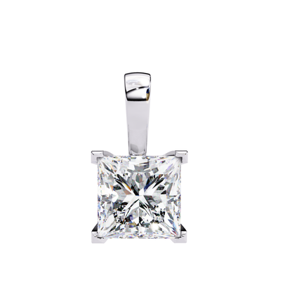 Luxe Princess Radiance Pendant | 18K Fine Gold Jewelry