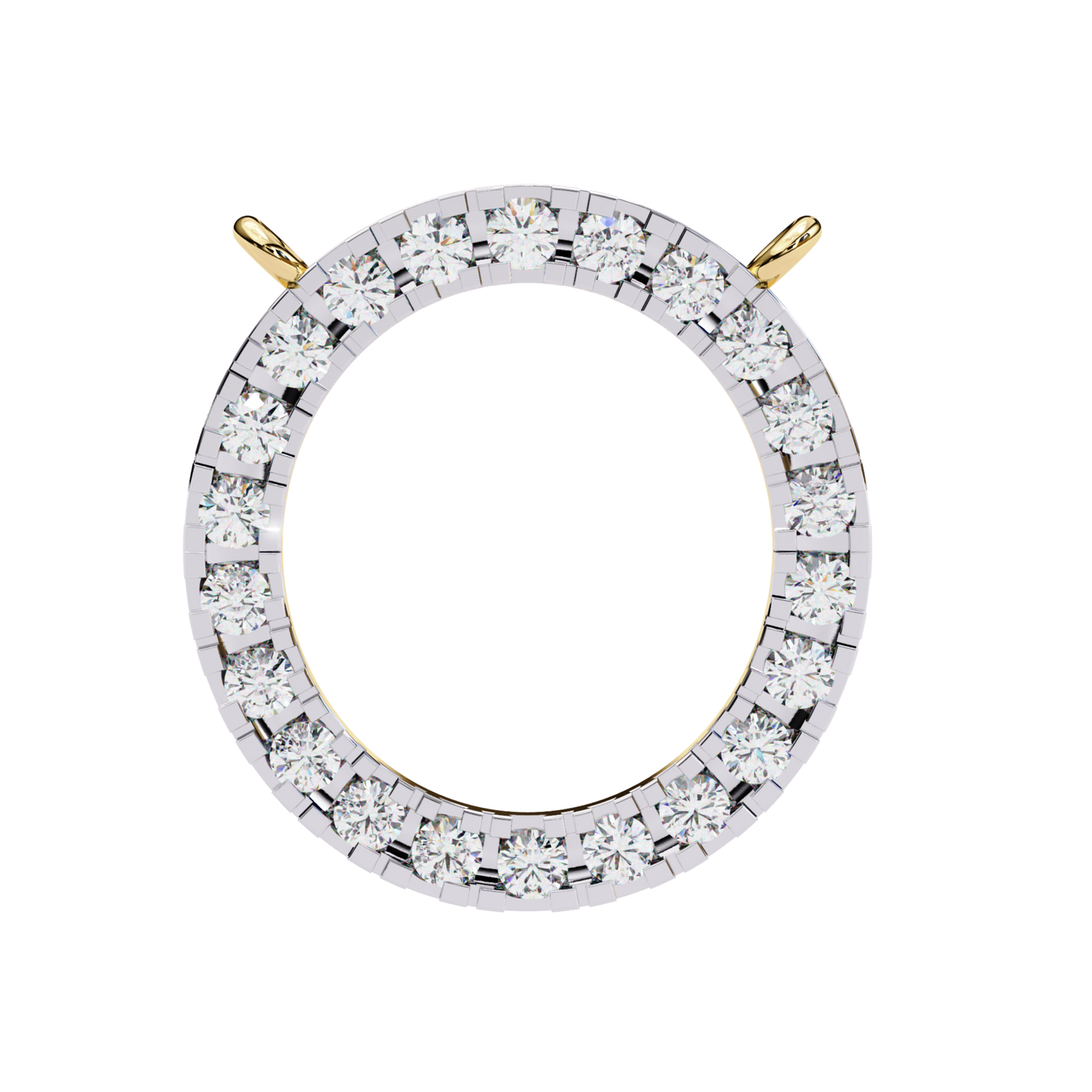 ラウンドヘイローラボグロウンダイヤモンドペンダント（チェーン付き） | 18K