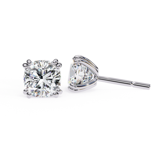 Real Lab Grown Diamond Gold Stud Earrings | Timeless Fine Jewelry