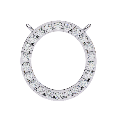 ラウンドヘイローラボグロウンダイヤモンドペンダント（チェーン付き） | 18K