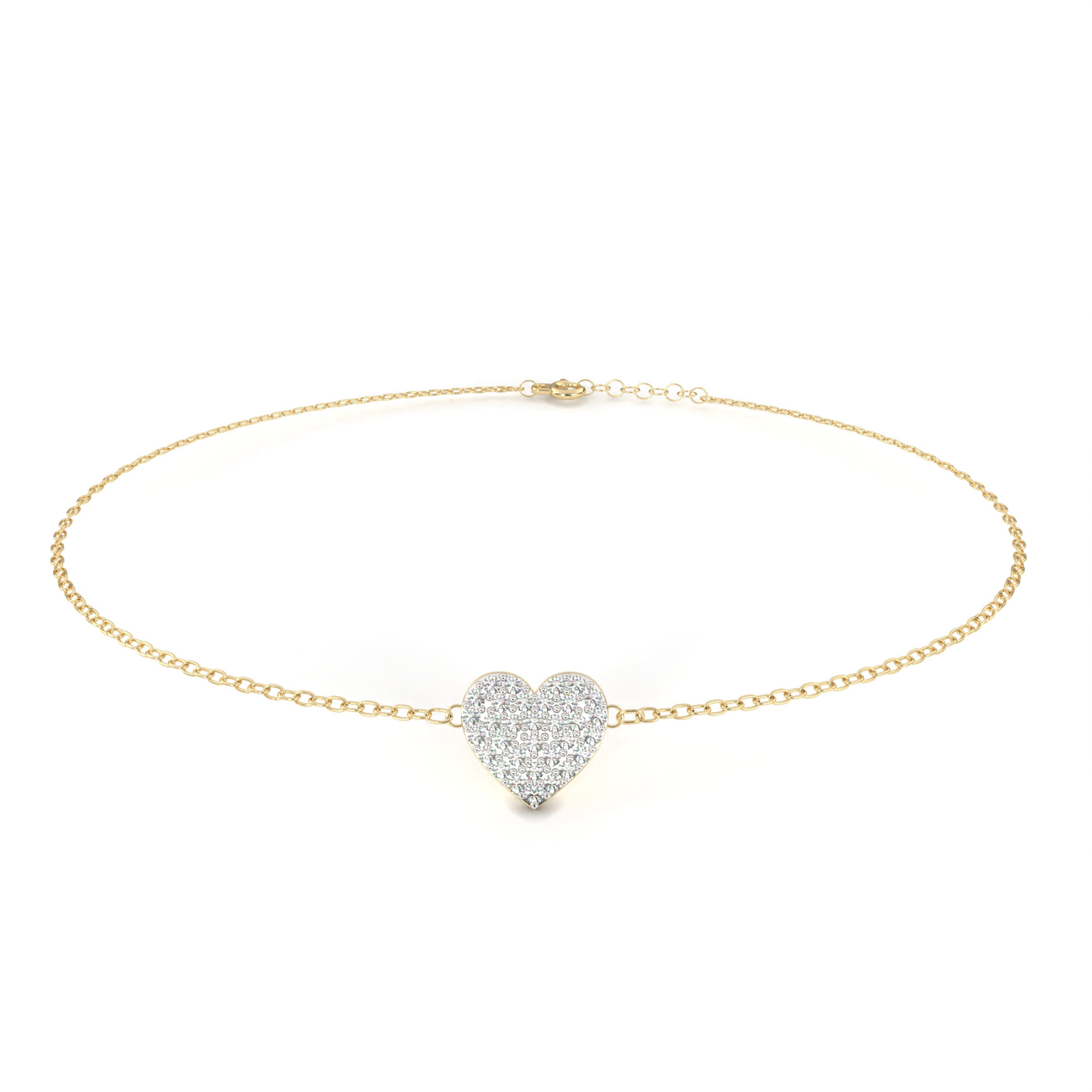 エターナルラブ ダイヤモンド ブレスレット | 高級18K 14K 10Kゴールド