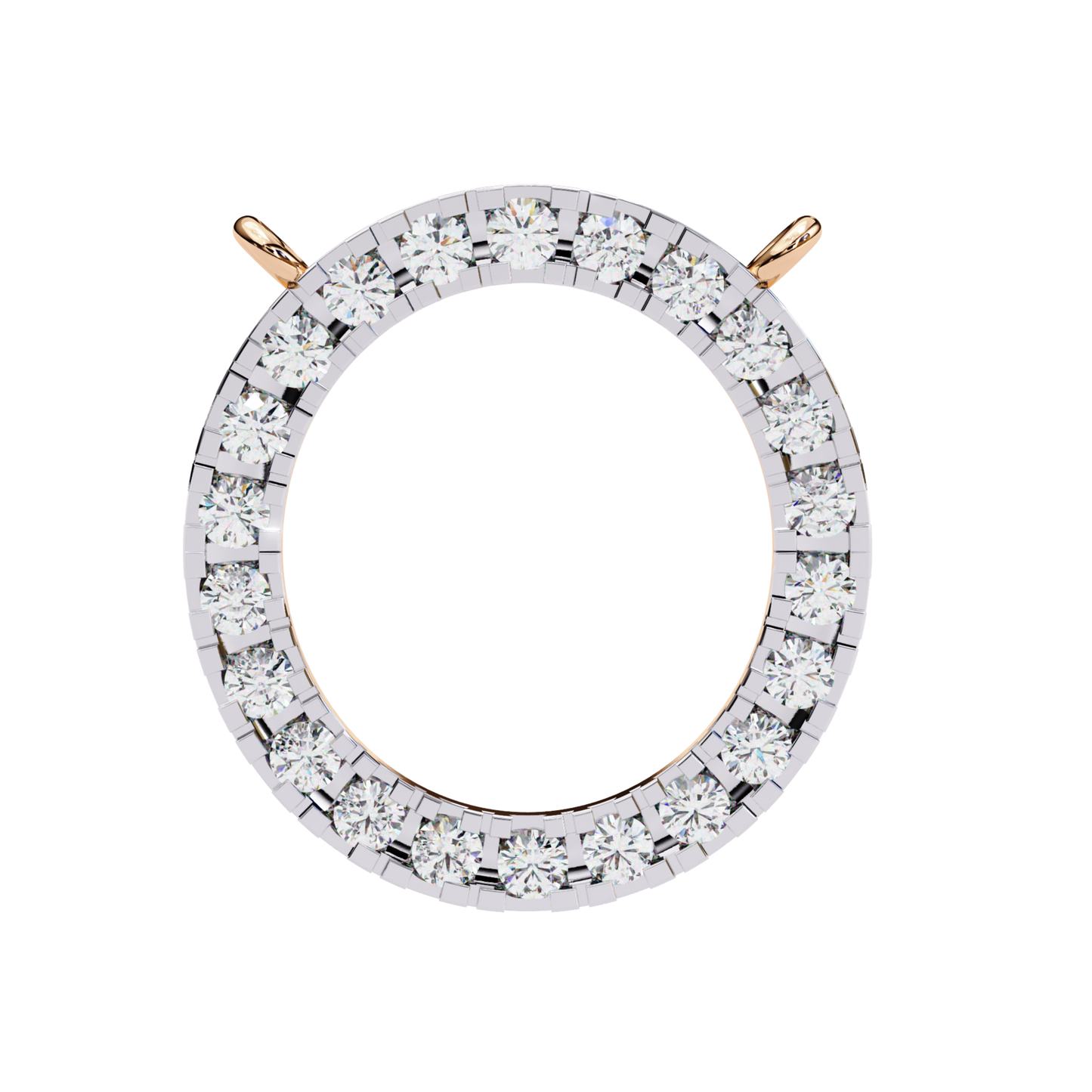 ラウンドヘイローラボグロウンダイヤモンドペンダント（チェーン付き） | 18K