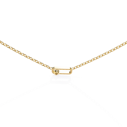 Kissenförmiger, im Labor gezüchteter Diamant-Anhänger mit Kette | 18K
