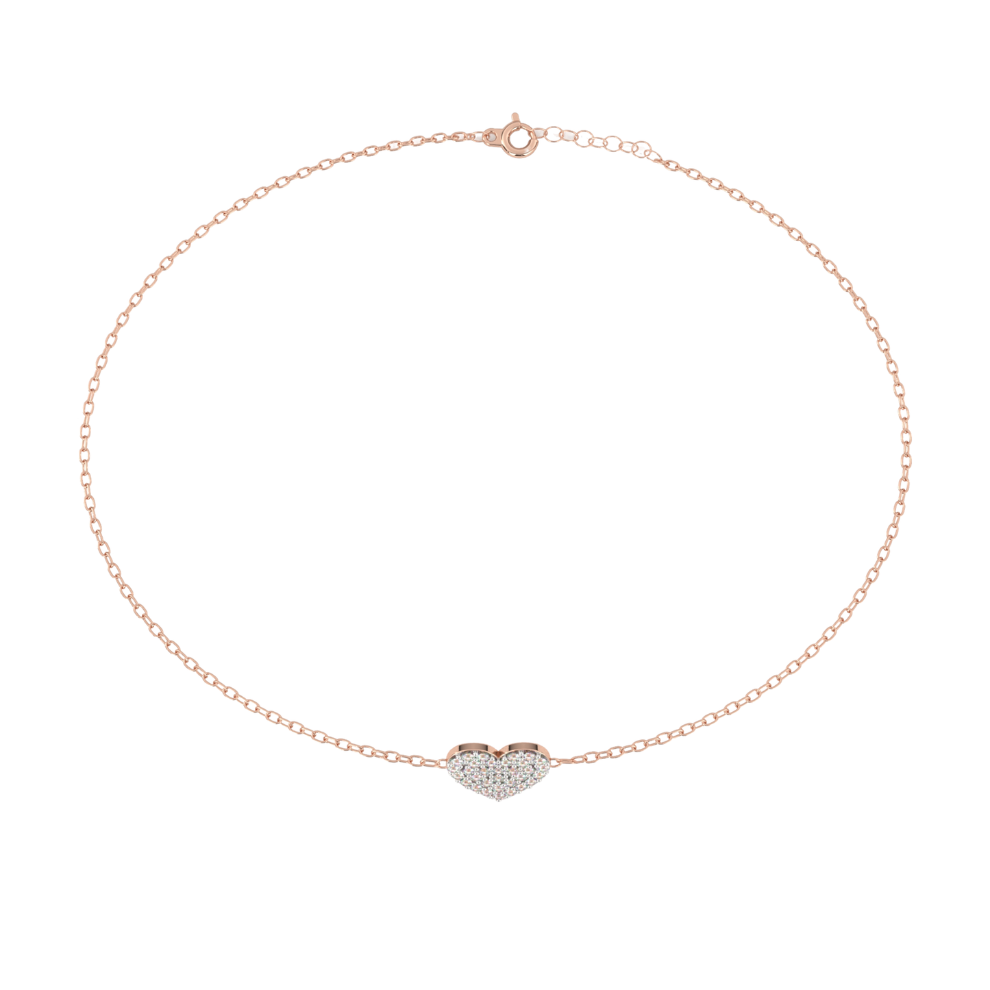 エターナルラブ ダイヤモンド ブレスレット | 高級18K 14K 10Kゴールド