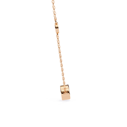 Round Cut Trio Lab Grown Diamond Pendant With Chain | 18K