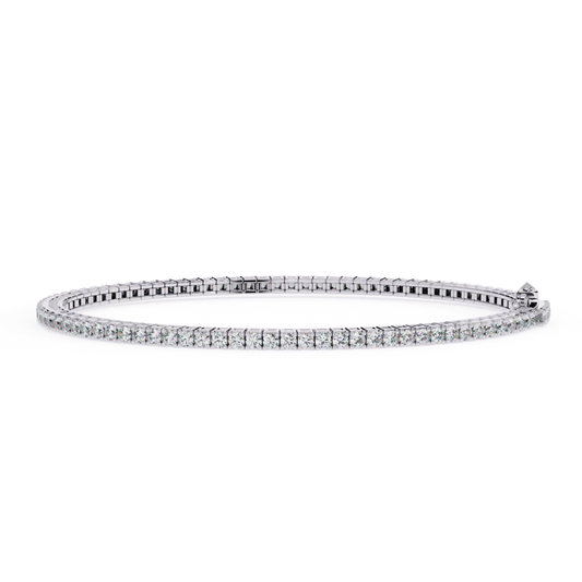 Radiant Line Diamond Bracelet | Fine 18K 14K 10K Gold Luxury