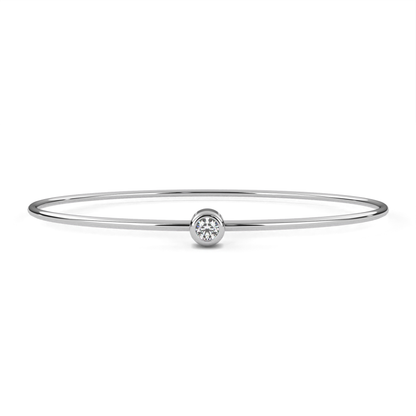 Klassisches Einzel-Diamantarmband | Edler Luxus aus 18K und 14K Gold
