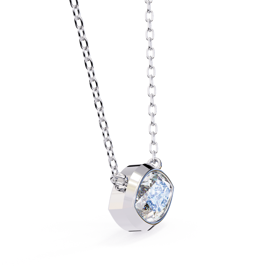 Luxe Marquise Laborgezüchteter Diamant-Anhänger mit Kette | 18K