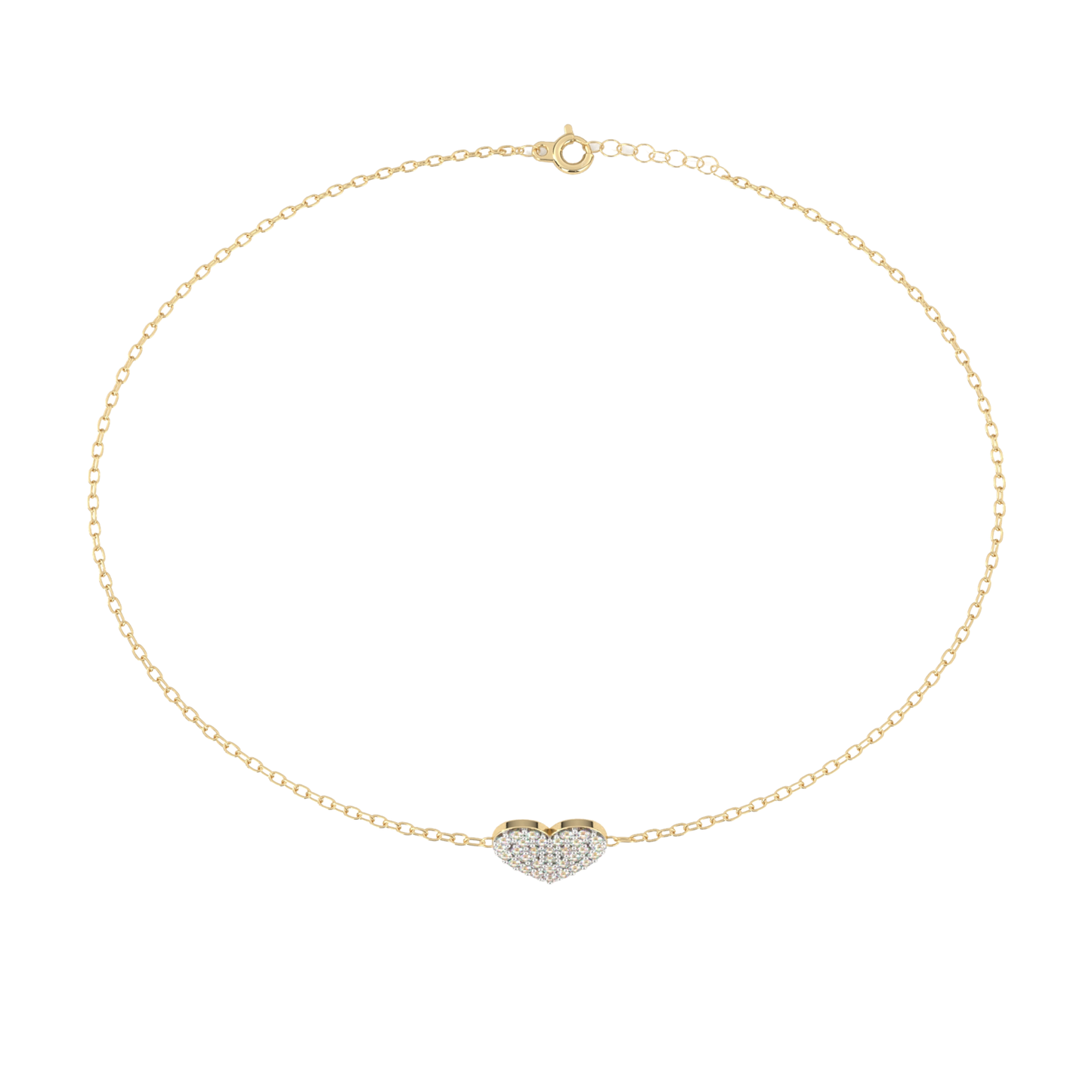 エターナルラブ ダイヤモンド ブレスレット | 高級18K 14K 10Kゴールド