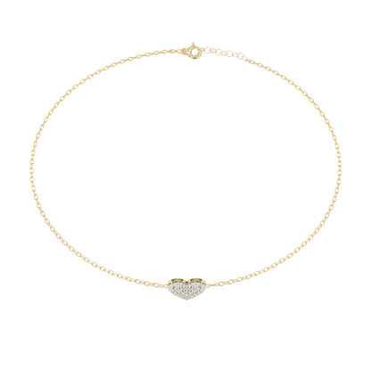 エターナルラブ ダイヤモンド ブレスレット | 高級18K 14K 10Kゴールド
