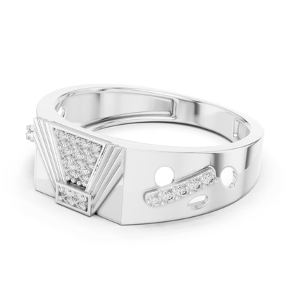 Art deco diamond white gold band ring
White gold ring with geometric diamond centerpiece
Diamond white gold band with angular details
Wide white gold ring featuring diamond accents
Contemporary white gold band with structured design
Polished white gold ring with diamond cluster setting
Modern white gold band showcasing geometric details
Decorative white gold ring with diamond pattern
Architectural white gold band with diamond accents
White gold statement ring with art deco styling