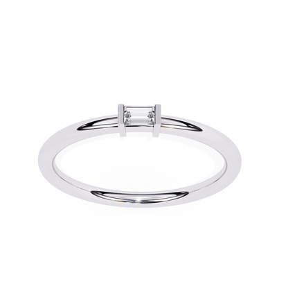 White gold ring with baguette stone
Baguette diamond in white gold band
Simple baguette diamond ring
White gold band with baguette gem
Elegant baguette diamond in white gold
Minimal baguette ring in white gold
Baguette diamond set in white gold
White gold band with rectangular gem
Simple baguette ring in white gold
White gold band with baguette diamond
