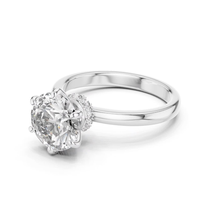 Classic white gold hidden halo round diamond ring
Side view white gold hidden halo diamond ring
Round diamond hidden halo solitaire gold ring
Six prong hidden halo round diamond ring
White gold round diamond ring side profile
Polished white gold hidden halo ring design
Round brilliant hidden halo diamond ring
Minimal white gold round diamond halo ring
Hidden halo round cut diamond gold ring
Classic side view round diamond gold ring