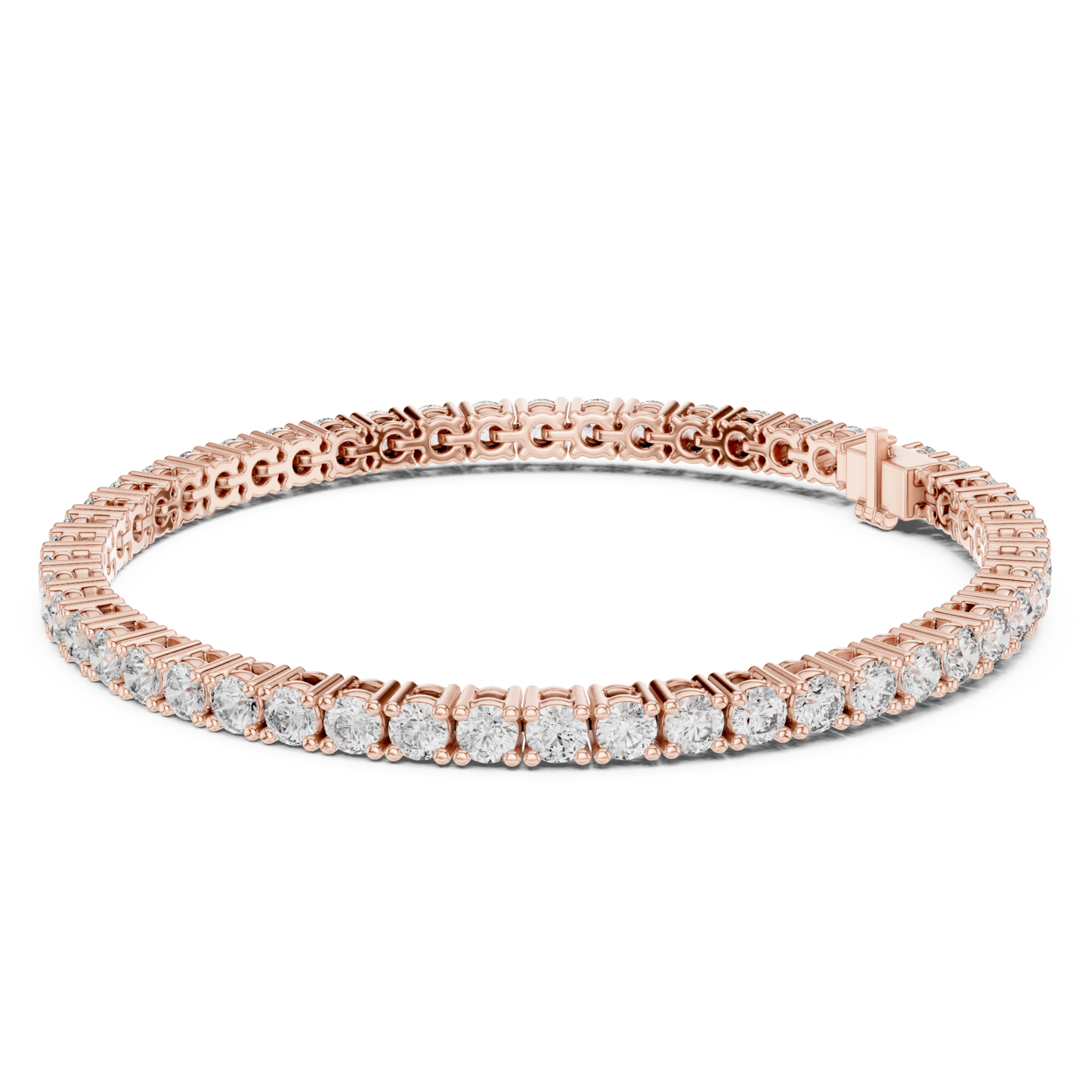 Rose gold round diamond tennis bracelet with secure clasp
Round cut diamond tennis bracelet in rose gold
Classic rose gold bracelet with round diamonds
Fine rose gold diamond tennis bracelet for women
Elegant round diamond bracelet in rose gold
Luxury rose gold tennis bracelet with prong setting
Minimal rose gold diamond line bracelet
Rose gold bracelet with brilliant round diamonds
Diamond tennis bracelet with rose gold links
Modern rose gold round diamond bracelet