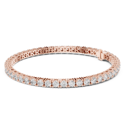 Rose gold round diamond tennis bracelet with secure clasp
Round cut diamond tennis bracelet in rose gold
Classic rose gold bracelet with round diamonds
Fine rose gold diamond tennis bracelet for women
Elegant round diamond bracelet in rose gold
Luxury rose gold tennis bracelet with prong setting
Minimal rose gold diamond line bracelet
Rose gold bracelet with brilliant round diamonds
Diamond tennis bracelet with rose gold links
Modern rose gold round diamond bracelet