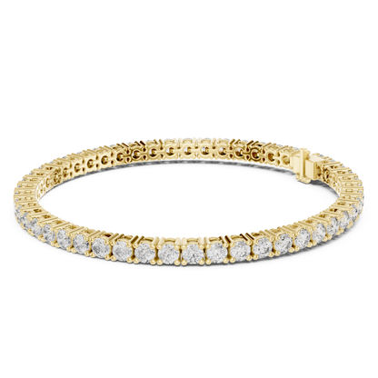Yellow gold round diamond tennis bracelet with secure clasp
Elegant yellow gold bracelet with round diamonds
Round cut diamond tennis bracelet in yellow gold
Fine jewellery yellow gold diamond bracelet
Minimal yellow gold round diamond line bracelet
Luxury yellow gold tennis bracelet with prong setting
Delicate yellow gold bracelet with brilliant diamonds
Classic round diamond bracelet in yellow gold finish
Yellow gold diamond tennis bracelet with modern style
Prong set round diamond bracelet in yellow gold