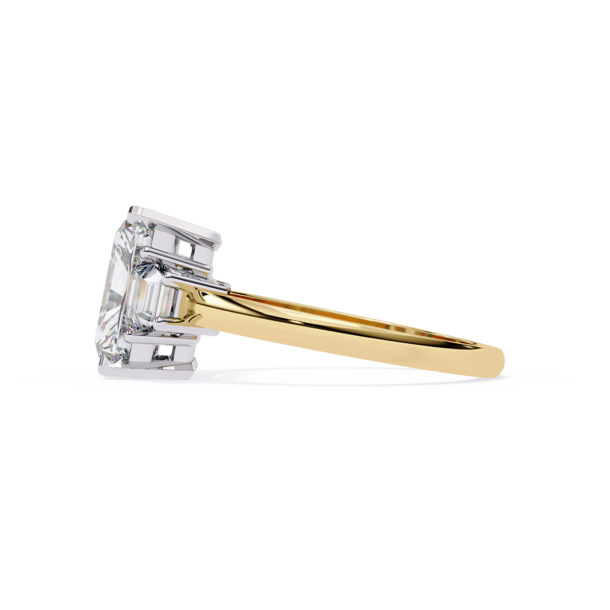 Emerald cut diamond side view
Yellow gold band side angle
Diamond head side profile
Emerald stone side setting
Gold shank side finish
Diamond mount side detail
Emerald cut ring side view
Gold band clean profile
Diamond side structure
Emerald diamond side design