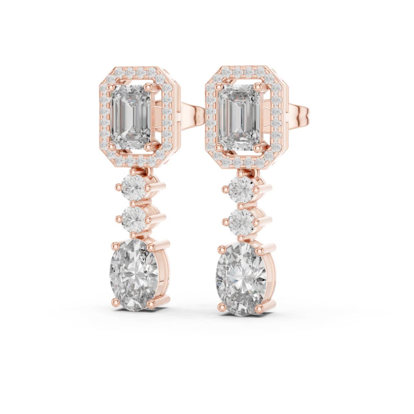 Rose gold emerald halo diamond drop earrings
Emerald cut halo earrings with oval diamond drops
Rose gold three stone diamond dangle earrings
Emerald and round diamond drop earrings
Halo framed emerald diamond earrings in rose gold
Oval bottom diamond drop earrings for women
Rose gold geometric diamond dangle earrings
Multi stone diamond earrings with oval center drop
Emerald halo statement diamond earrings
Rose gold diamond drop earrings with oval stones
