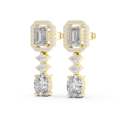 Yellow gold emerald halo diamond drop earrings
Emerald cut halo earrings with oval diamond drops
Yellow gold three stone diamond dangle earrings
Emerald and round diamond drop earrings
Halo framed emerald diamond earrings in yellow gold
Oval bottom diamond drop earrings for women
Yellow gold geometric diamond dangle earrings
Multi stone diamond earrings with oval center drop
Emerald halo statement diamond earrings
Yellow gold diamond drop earrings with oval stones