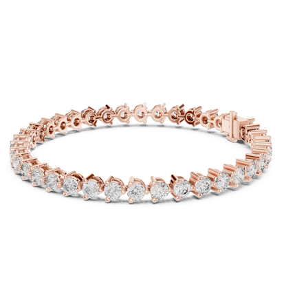 Rose gold round diamond tennis bracelet
Luxury rose gold diamond bracelet
Elegant rose gold round bracelet
Rose gold bracelet with diamonds
Fine jewelry tennis bracelet
Classic rose gold diamond jewelry
Sparkling round diamond bracelet
Premium rose gold bracelet close up
Womens rose gold diamond bracelet
Rose gold round stone bracelet