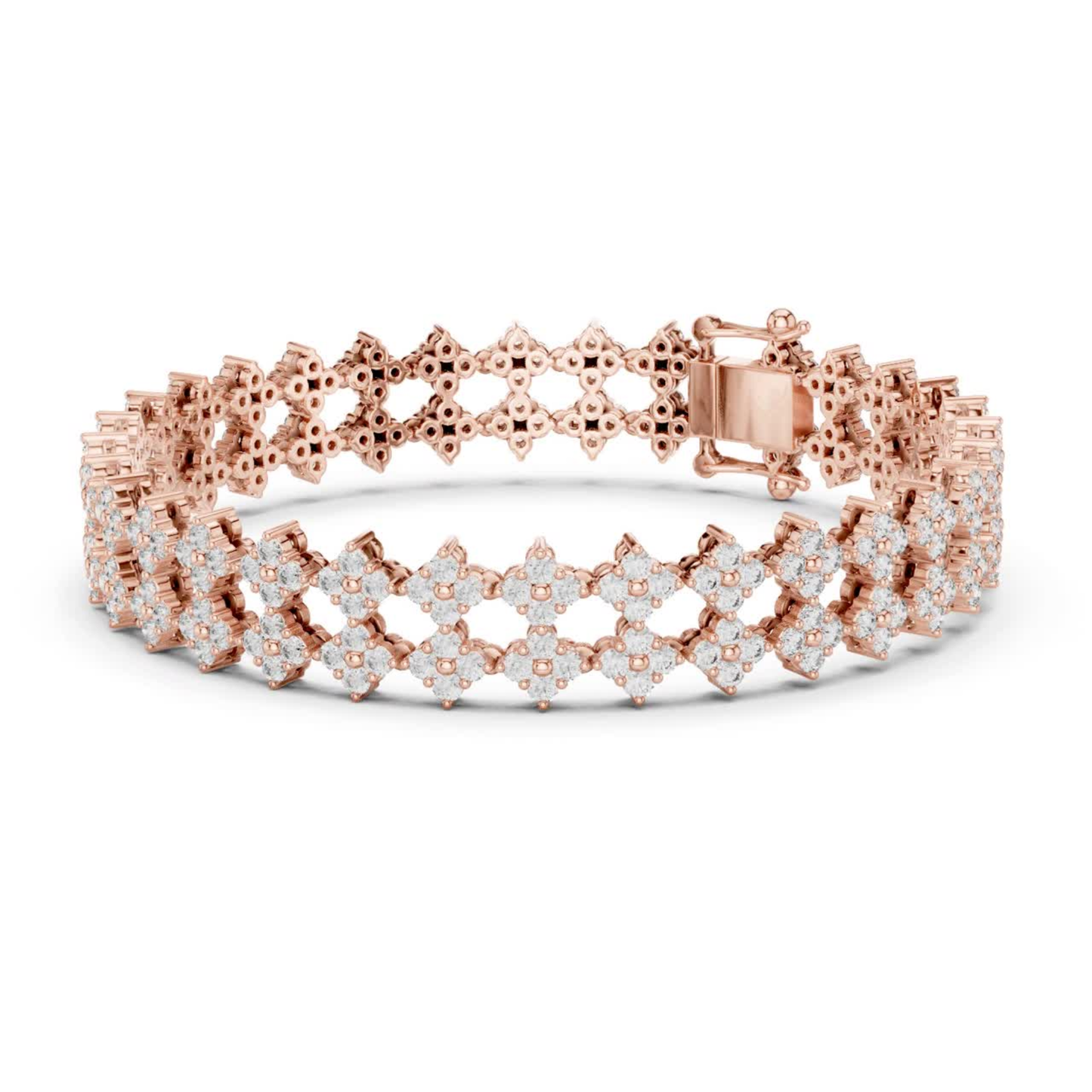 Rose gold floral tennis bracelet for women
Elegant rose gold bracelet with diamond clusters
Luxury diamond floral bracelet in rose gold
Womens rose gold diamond bracelet jewelry
Designer rose gold bracelet with diamond detailing
Premium diamond bracelet in rose gold finish
Stylish rose gold diamond bracelet for occasions
Fine jewelry rose gold bracelet with diamond accents
Glamorous floral diamond bracelet for women
Rose gold luxury bracelet with sparkling diamonds