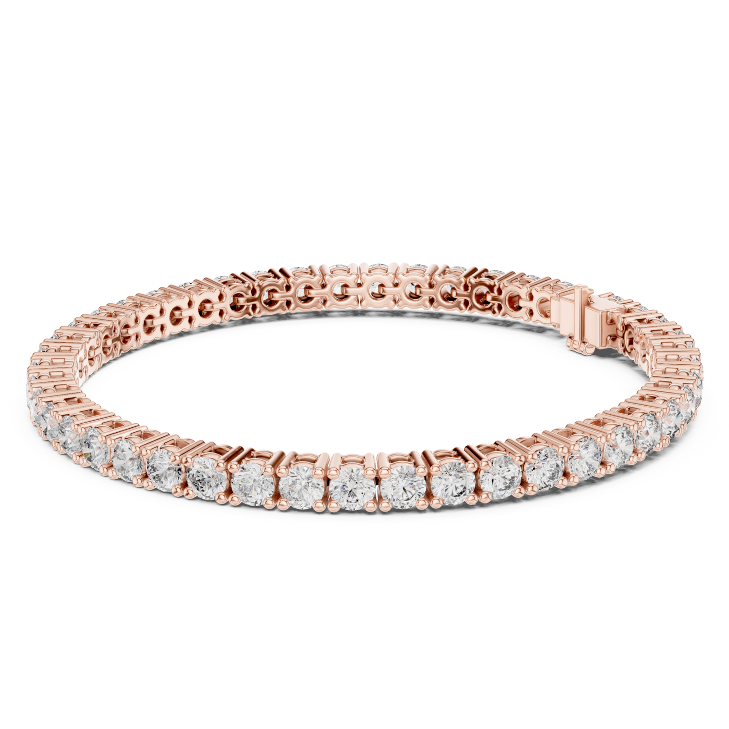 Classic rose gold tennis bracelet with round diamond
Round brilliant diamond bracelet in polished rose gold
Elegant diamond tennis bracelet with secure clasp design
Rose gold line bracelet with round cut diamond
Fine diamond bracelet with prong set round stone
Luxury rose gold bracelet with brilliant diamond row
Minimal diamond tennis bracelet in rose gold
Rose gold bracelet with sparkling round diamond
Round diamond bracelet for everyday styling
Rose gold tennis bracelet with continuous diamond setting