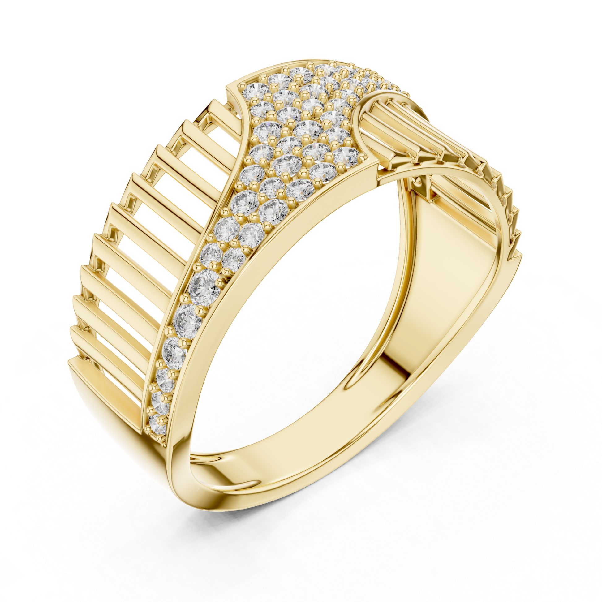 Yellow gold criss cross ring with round diamonds
Luxury yellow gold diamond fashion ring for women
Elegant yellow gold pave diamond designer ring
Modern yellow gold ring with sparkling round diamonds
Stylish yellow gold statement ring with open pattern
Premium yellow gold diamond ring with unique design
Fine jewelry yellow gold round diamond ring
Trendy yellow gold crossover ring with diamond accents
Beautiful yellow gold ring featuring brilliant diamonds
Designer yellow gold ring with diamond style