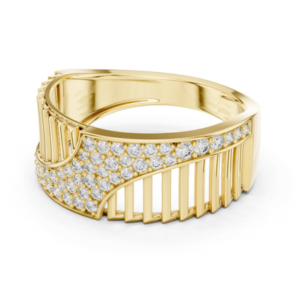 Side view yellow gold round diamond designer ring
Yellow gold diamond ring side profile design
Luxury yellow gold ring with round diamonds side view
Elegant yellow gold pave diamond ring side angle
Modern yellow gold statement ring with round diamonds
Designer yellow gold ring side view with diamonds
Unique yellow gold fashion ring with diamond detailing
Premium yellow gold round diamond ring profile view
Stylish yellow gold diamond ring with open design
Fine jewelry yellow gold diamond ring side view