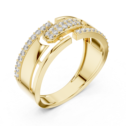 Yellow gold round diamond open designer ring
Luxury yellow gold ring with sparkling round diamonds
Elegant yellow gold geometric diamond ring
Stylish yellow gold open band ring with diamonds
Premium yellow gold round diamond fashion ring
Modern yellow gold statement ring with pave diamonds
High polish yellow gold designer diamond ring
Bold yellow gold ring featuring round cut diamonds
Exclusive yellow gold luxury open style ring
Yellow gold diamond ring with modern geometric design