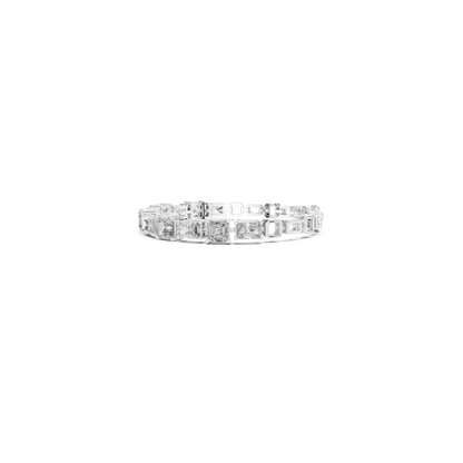 White gold bracelet with geometric diamond layout
Fancy cut diamond tennis bracelet in white gold
Elegant white gold bracelet with mixed shape stones
Luxury bracelet with radiant and emerald diamonds
Fine white gold tennis bracelet with sleek design
Statement diamond bracelet with polished links
Modern bracelet with fancy cut diamond setting
Delicate white gold bracelet with bold stones
Premium diamond bracelet with unique cut pattern
Stylish tennis bracelet in polished white gold
