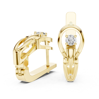 Modern solitaire diamond hoop earrings in gold
Gold hoop earrings with round solitaire diamonds
Elegant gold diamond hoop earrings for women
Contemporary solitaire diamond huggie earrings
Minimalist gold hoop earrings with round diamonds
Luxury solitaire diamond earrings in yellow gold
Stylish modern gold hoop earrings for women
Fine gold earrings with solitaire diamond center
Sleek yellow gold diamond hoop earrings
Modern geometric solitaire diamond earrings in gold
