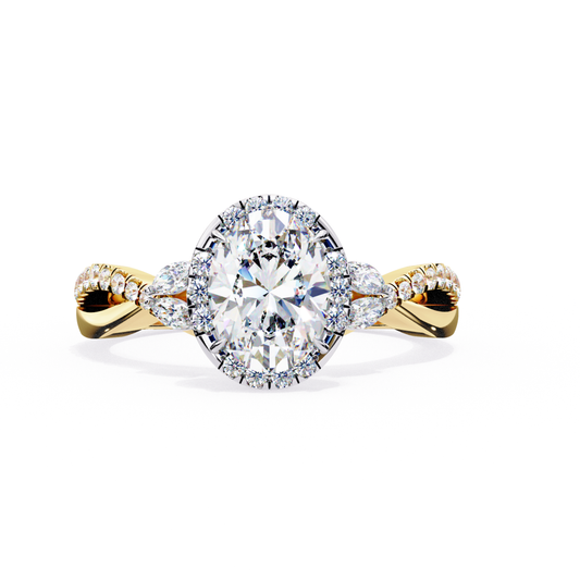 Oval diamond halo ring
Yellow gold oval diamond ring
Halo oval diamond ring
Yellow gold diamond halo band
Elegant oval diamond ring
Yellow gold halo ring
Oval diamond ring with halo
Halo setting oval diamond ring
Luxurious oval halo ring
Oval diamond band with halo