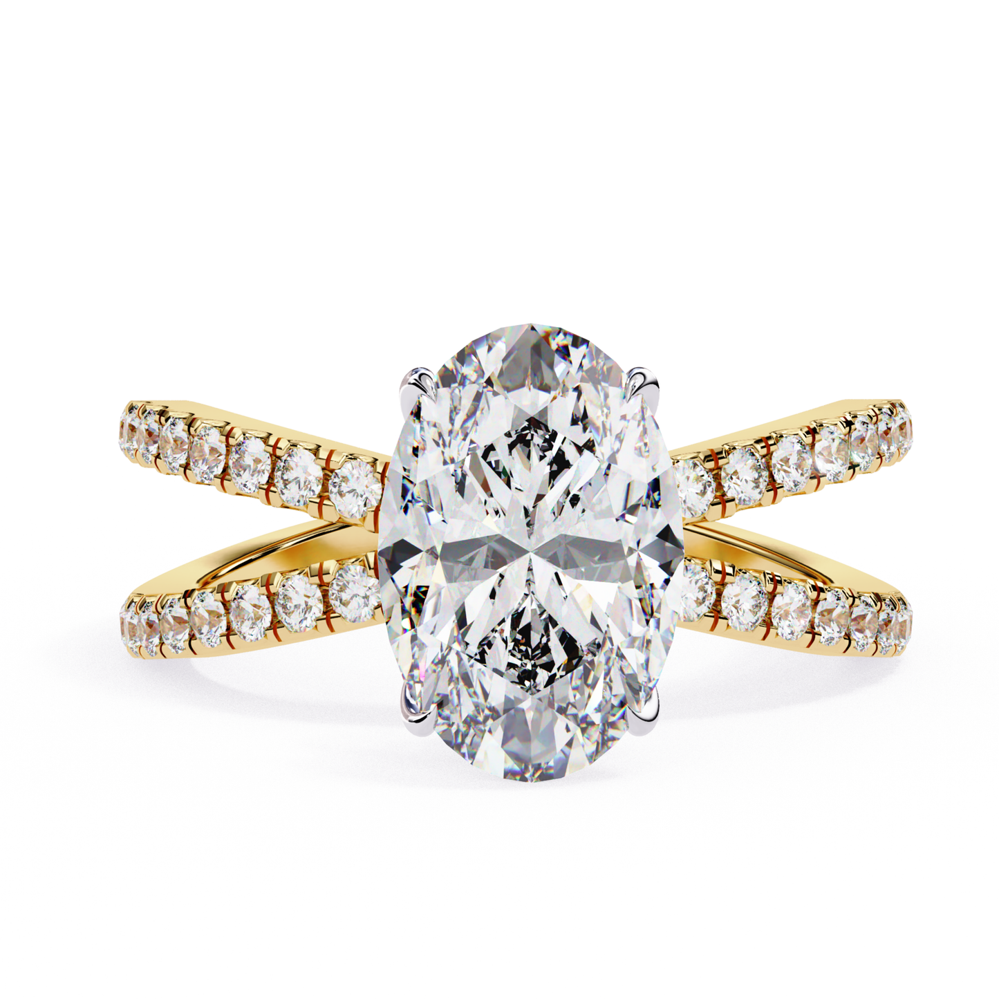 Oval diamond engagement ring
Oval diamond ring
Diamond ring with split band
Yellow gold diamond ring
Oval center diamond ring
Diamond ring with side stones
Fine jewelry diamond ring
Bridal oval diamond ring
Classic oval diamond ring
Luxury diamond engagement ring
