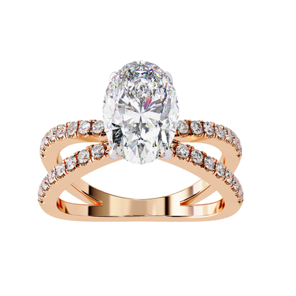 Oval diamond ring with split shank
Oval center diamond engagement ring
Rose gold oval diamond ring
Oval diamond ring with pave band
Double band oval diamond ring
Fine jewelry oval diamond design
Bridal oval diamond ring
Oval diamond ring front view
Classic oval diamond ring design
Premium oval diamond engagement ring