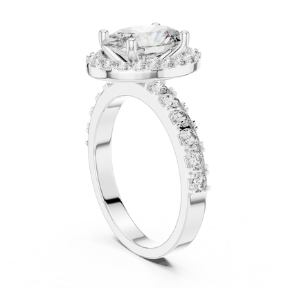 Oval halo diamond ring side profile white gold
White gold oval halo ring side profile
Oval diamond halo engagement ring side
White gold oval halo diamond setting
Oval halo ring with diamond band side
Lab grown oval halo ring side profile
Oval diamond ring raised halo setting
White gold halo engagement ring side
Oval halo diamond ring gallery view
Classic oval halo ring side profile