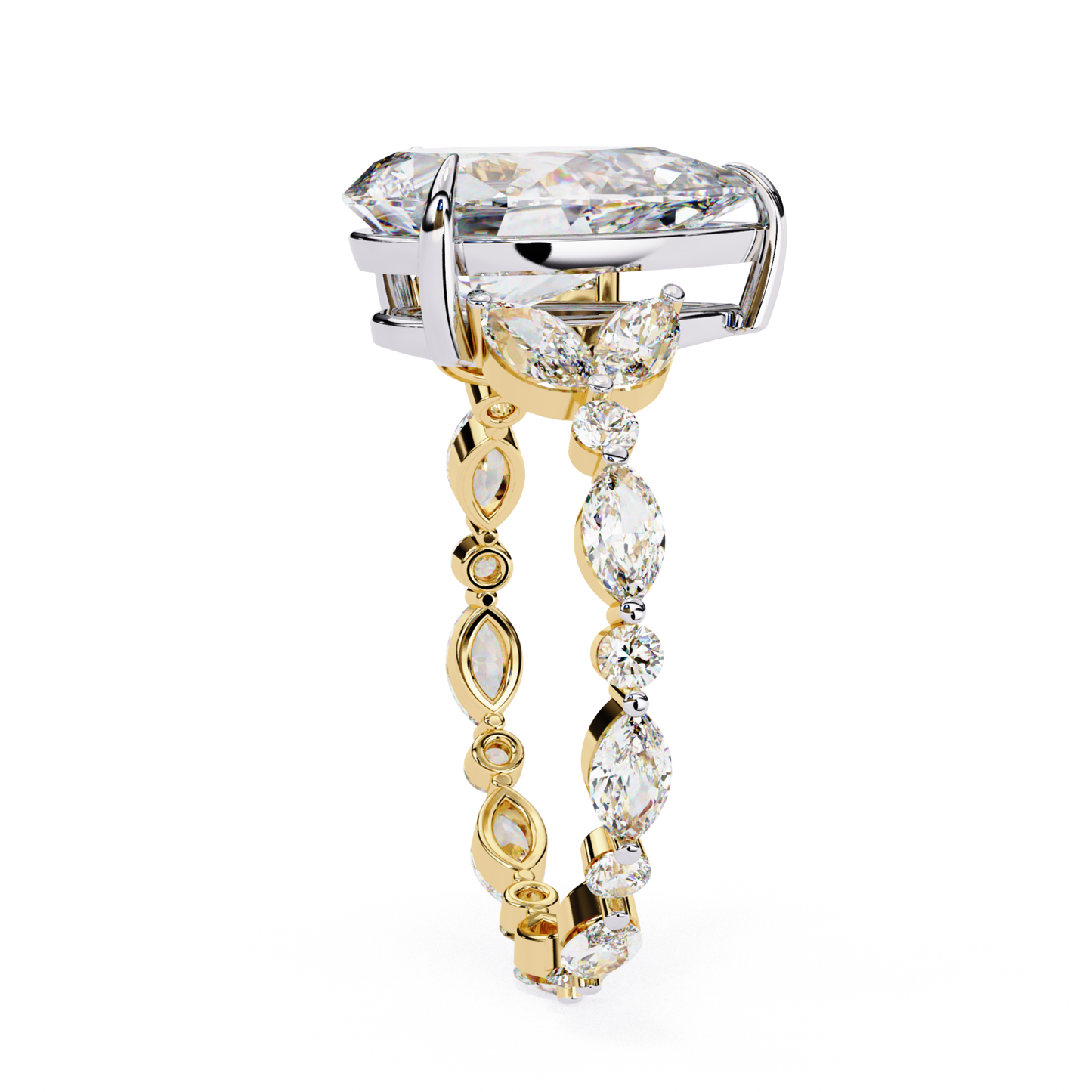 Yellow gold ring with pear marquise diamonds
Pear diamond in yellow gold
Marquise pear diamonds in gold
Gold band with pear marquise stones
Pear marquise diamond ring in gold
Pear and marquise diamonds set in gold
Yellow gold ring with pear marquise gems
Pear marquise diamonds in yellow gold band
Gold band with pear marquise diamonds
Pear and marquise diamonds in gold