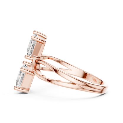 Side profile princess cut diamond bypass ring in rose gold
Rose gold bypass ring with split crossover band
Double princess diamond ring in rose gold side view
Rose gold crossover bypass ring with princess diamonds
Modern princess cut diamond ring in rose gold
Rose gold open bypass diamond ring
Elegant split band princess diamond ring
Rose gold double diamond crossover ring
Minimal princess cut bypass ring in rose gold
Rose gold side view diamond bypass ring