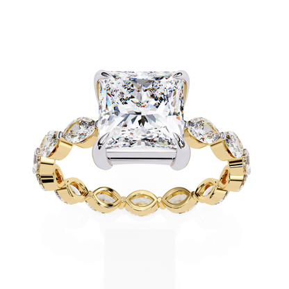 Gold ring with princess cut diamond
Princess cut diamond set in gold band
Refined princess cut diamond in gold
Gold band with princess cut diamond
Princess cut diamond set in gold design
Gold ring featuring a princess cut stone
Princess cut diamond on a gold band
Elegant princess cut diamond ring in gold
Gold band with princess cut diamond accents
Princess cut diamond ring with gold setting
