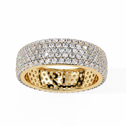 Shimmering Circle Diamond Band