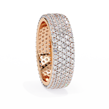 Shimmering Circle Diamond Band