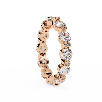 Radiant Bubbles Diamond Band