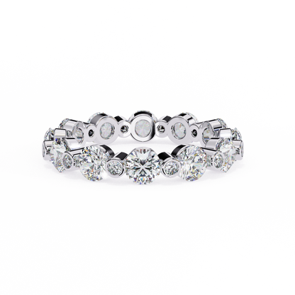 Radiant Bubbles Diamond Band