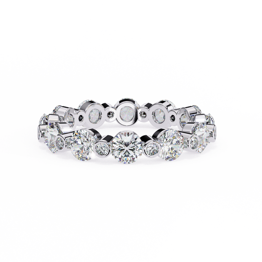 Radiant Bubbles Diamond Band