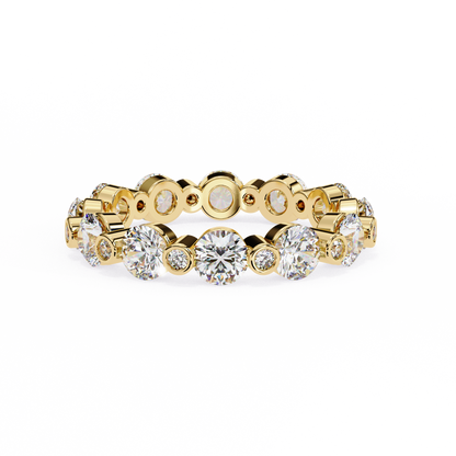 Radiant Bubbles Diamond Band