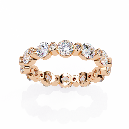 Radiant Bubbles Diamond Band