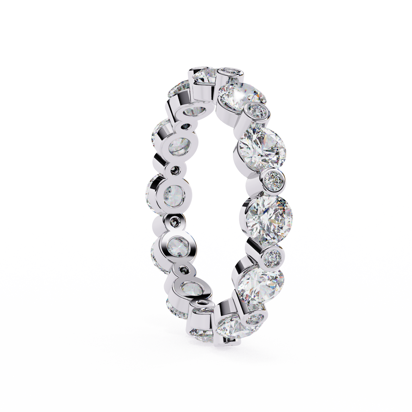 Radiant Bubbles Diamond Band