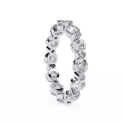 Radiant Bubbles Diamond Band