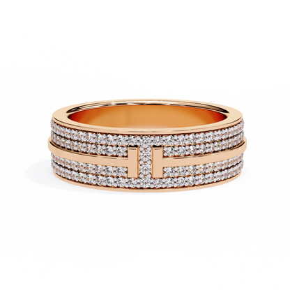 T-Bar Elegance Diamond Band