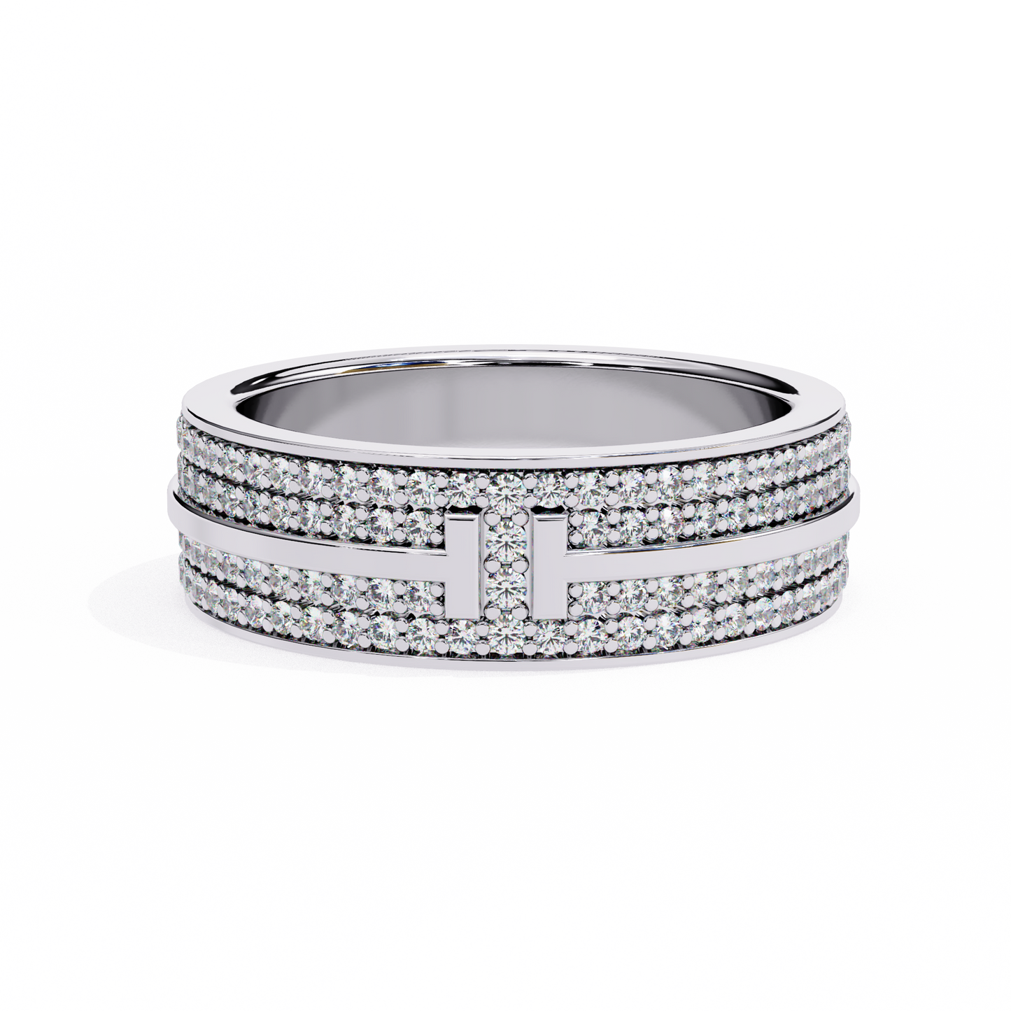 T-Bar Elegance Diamond Band